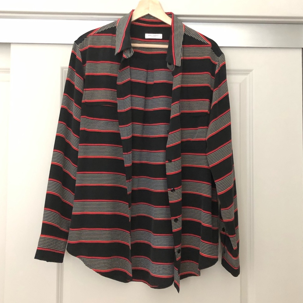 Equipment silk shirt - size M